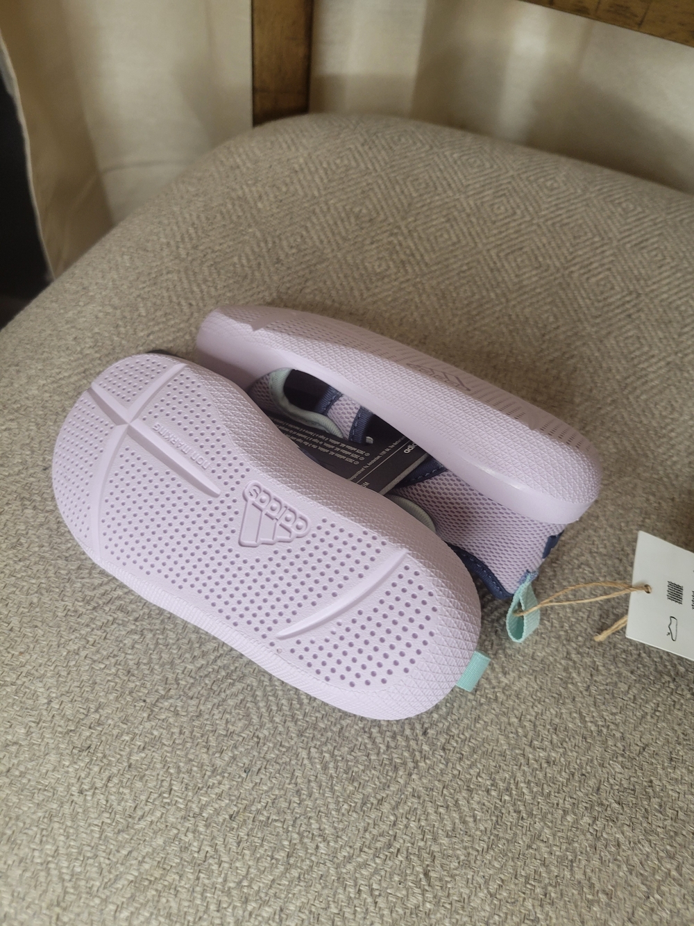 ADIDAS Mesh Slip-On Toddler Water Shoes - Light Purple - Picture 8 of 8